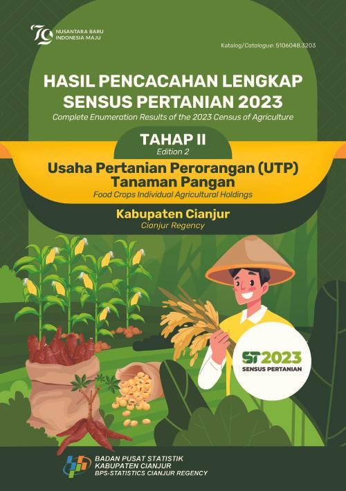 Hasil Pencacahan Lengkap Sensus Pertanian 2023 - Tahap II: Usaha Pertanian Perorangan (UTP) Tanaman Pangan Kabupaten Cianjur