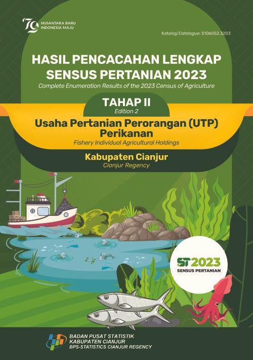 Hasil Pencacahan Lengkap Sensus Pertanian 2023 - Tahap II: Usaha Pertanian Perorangan (UTP) Perikanan Kabupaten Cianjur